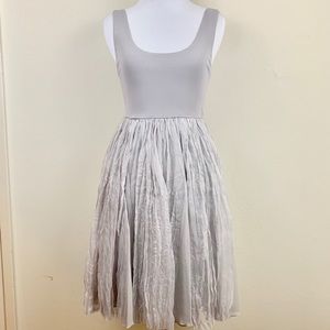 SOLD Alice + Olivia Silver Dress